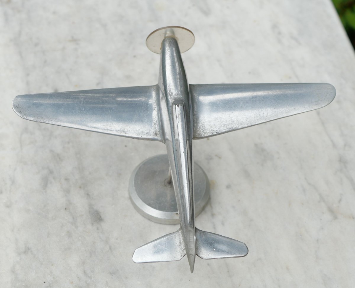 Avion 1930 aluminium avion de chasse Hurricane ou Spitfire BEA25AVI004-photo-2