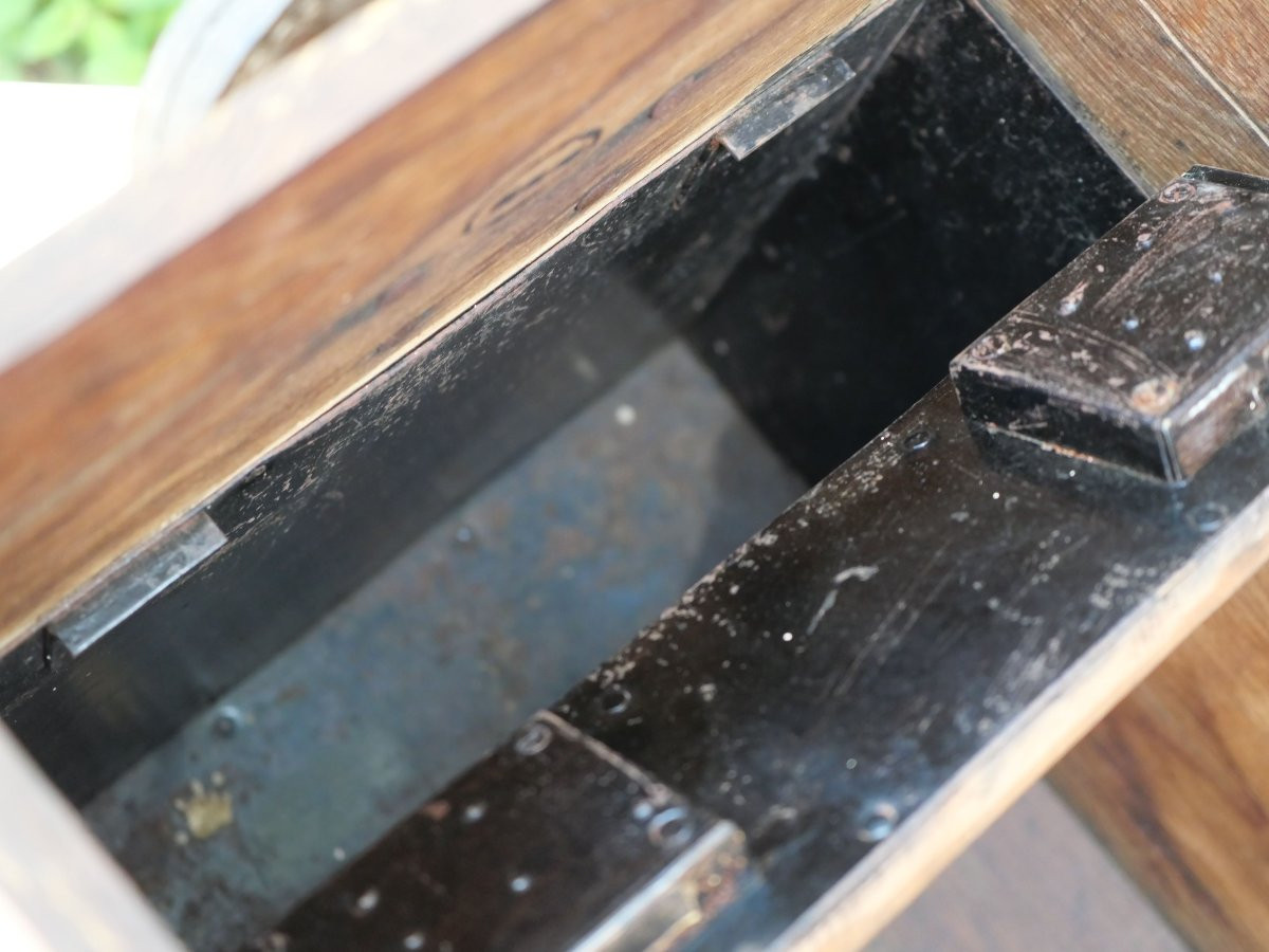 19th Century Marine Yellow Box Commissary Shipboard Administrative Management Cae25com001-photo-1