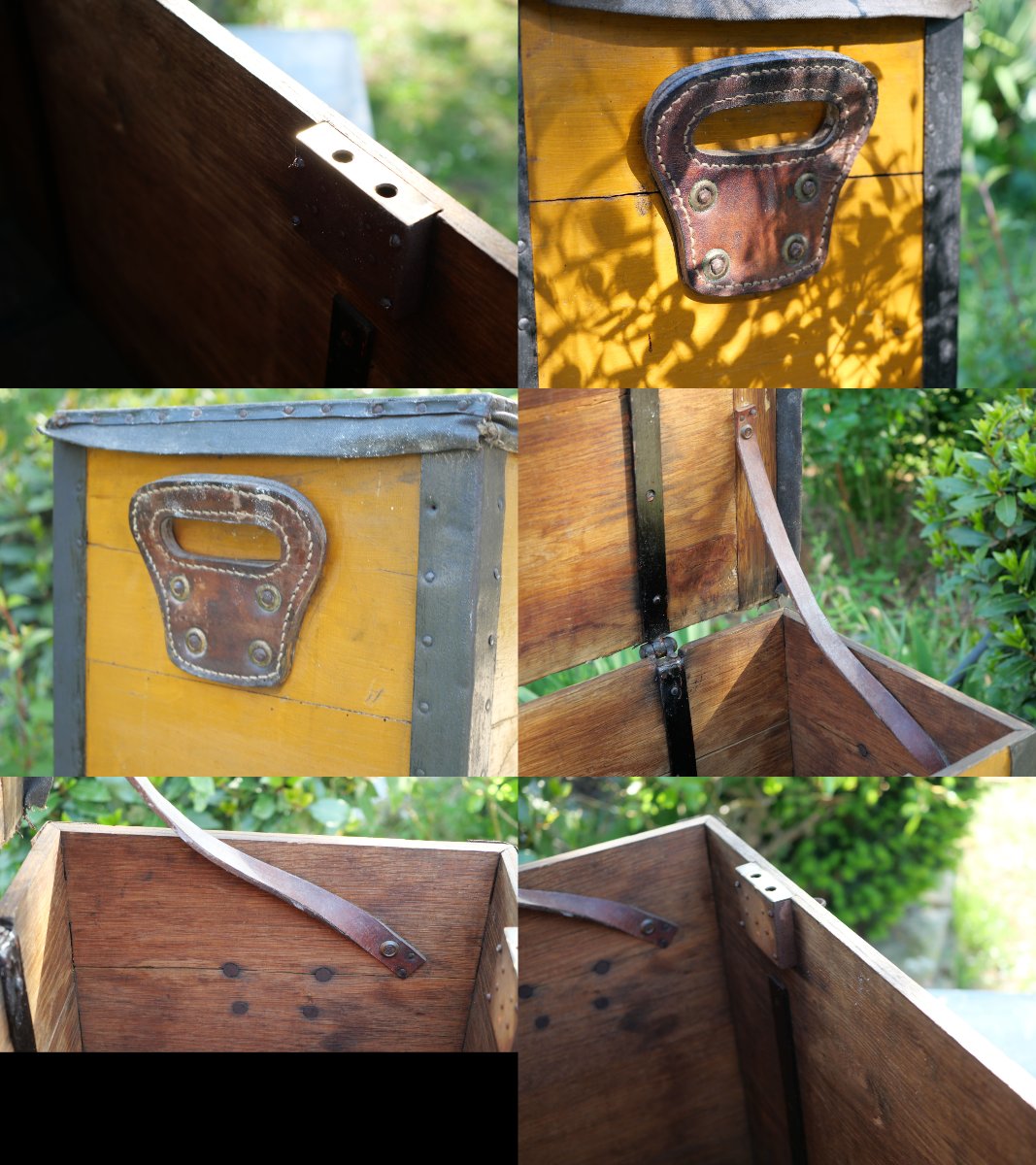 19th Century Marine Yellow Box Commissary Shipboard Administrative Management Cae25com001-photo-7