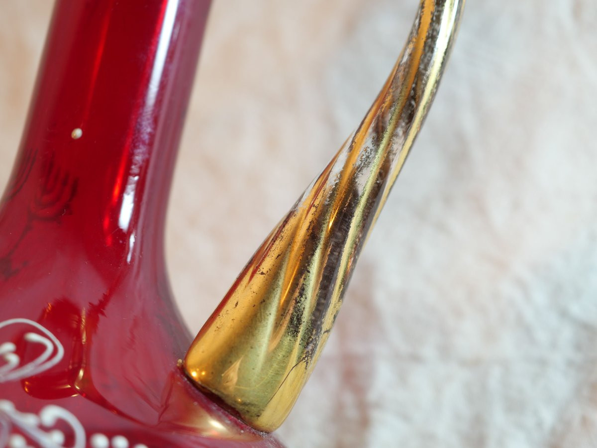 JUDAICA - Service  Murano Hanoukka - lions de Juda - Torah Menorah PRN25MUR001-photo-2