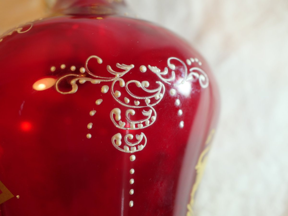 JUDAICA - Service  Murano Hanoukka - lions de Juda - Torah Menorah PRN25MUR001-photo-8