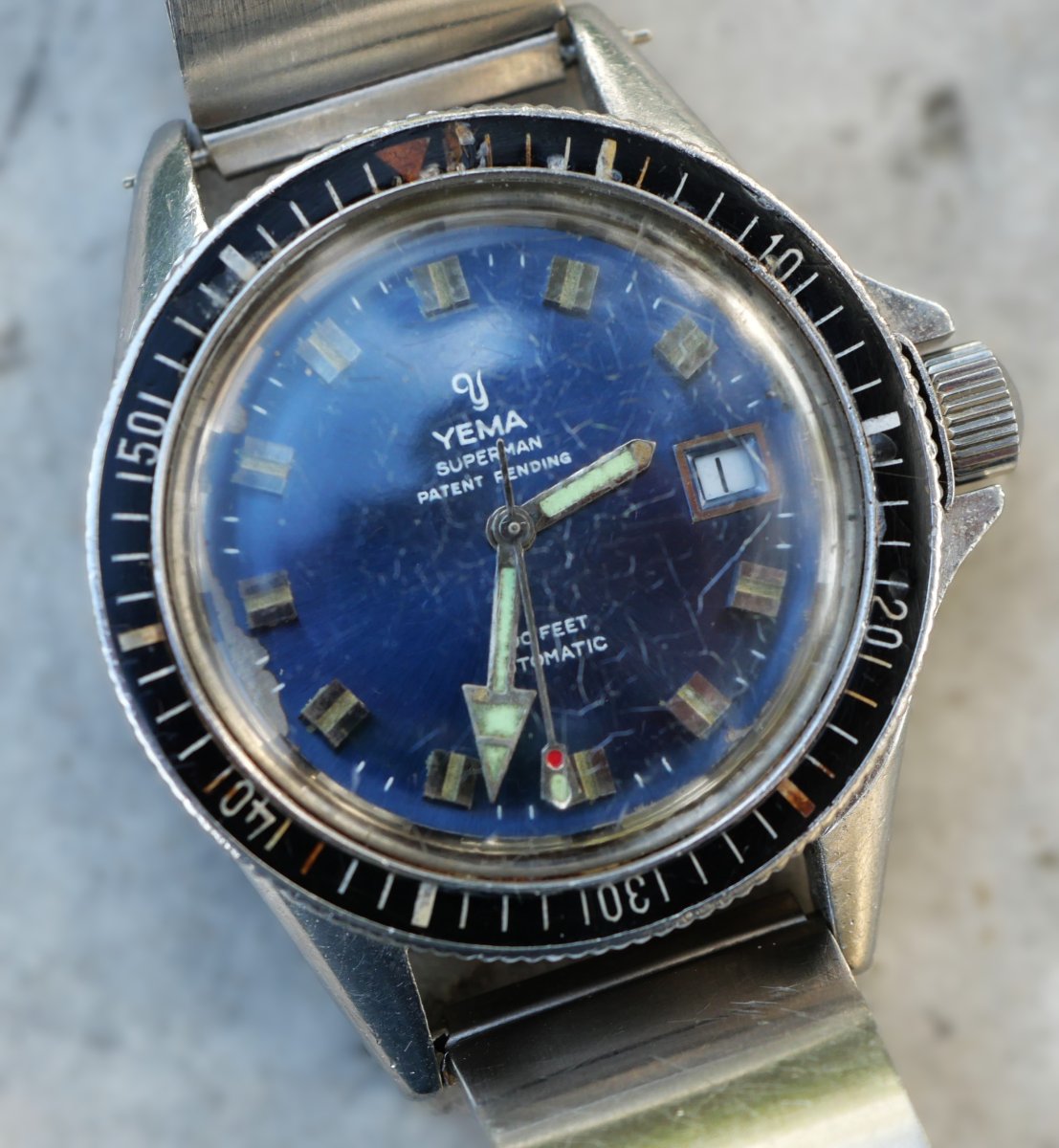 Yema Superman 980 Feet Automatic Men's Wristwatch 24.11.17 Ftn25sup001-photo-3