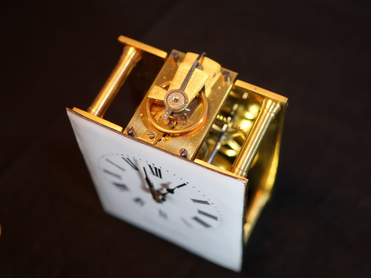 Officer's Clock Normandy Hotel Deauville Manufactured By Bayard Epa25off002-photo-1