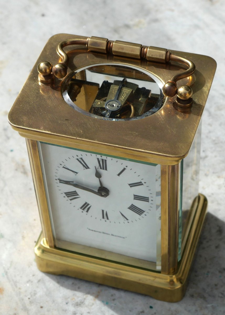 Officer's Clock Normandy Hotel Deauville Manufactured By Bayard Epa25off002-photo-4