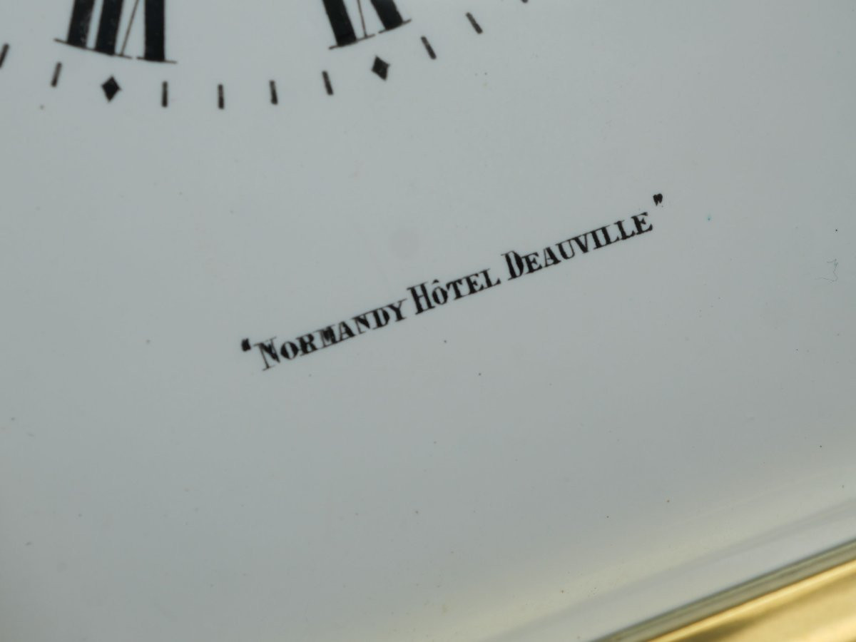 Officer's Clock Normandy Hotel Deauville Manufactured By Bayard Epa25off002-photo-7
