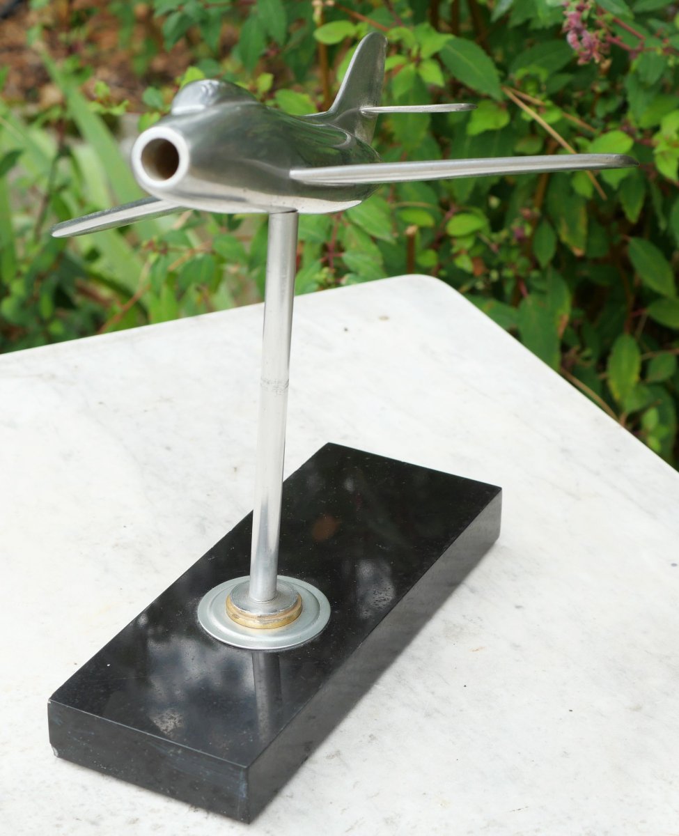 Aluminum Mystère IV Jet Fighter Aircraft, 1960s, Bea25avi002-photo-3