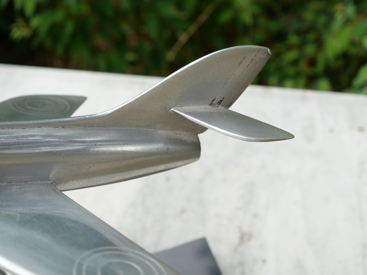 Aluminum Mystère IV Jet Fighter Aircraft, 1960s, Bea25avi002-photo-4