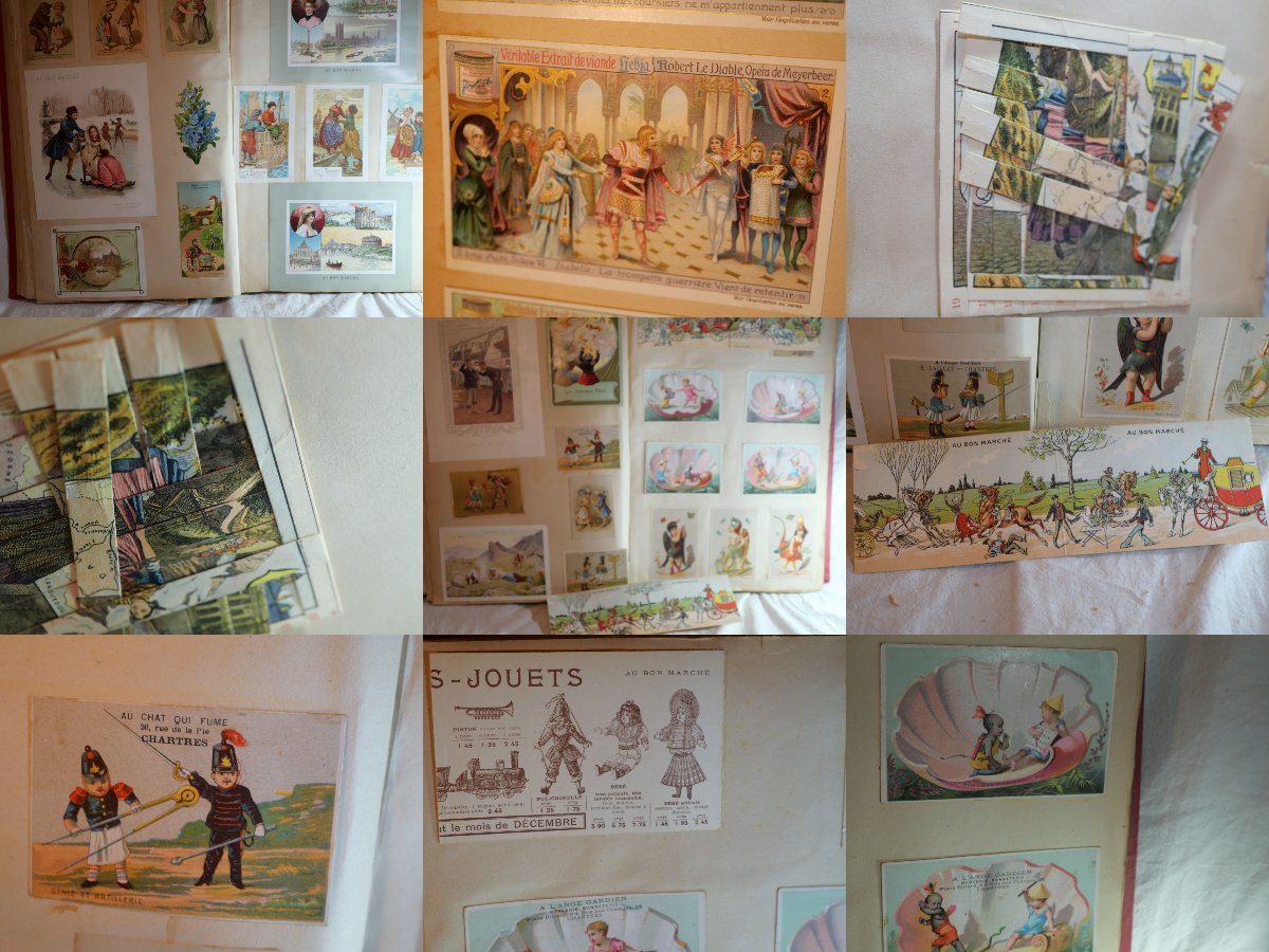 Album Collection Of Chromolithographed Images, Various Themes Including Rare Ones Sdc25img001-photo-2