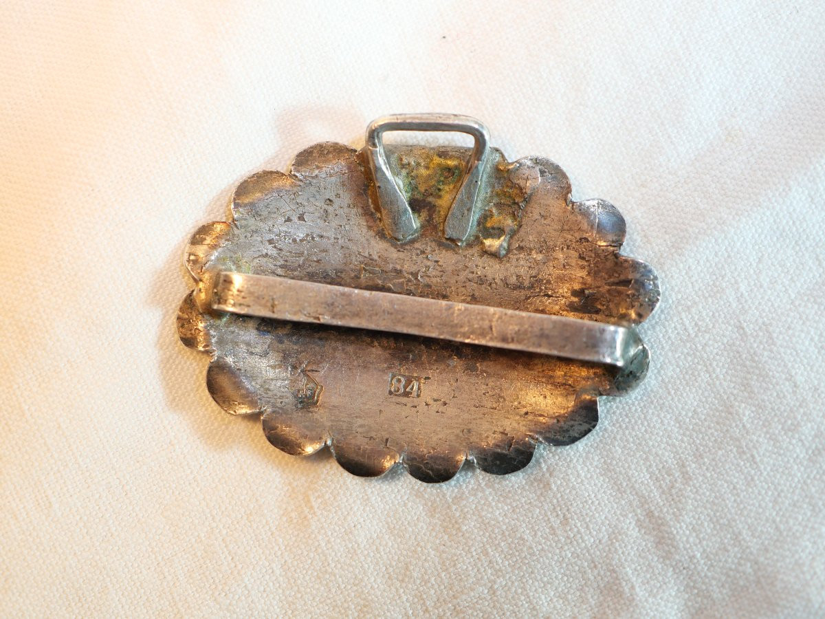 Boucle ceinture russe impériale argent niellé Cosaque époque tsariste avant 1917 SDC25RUS001-photo-2