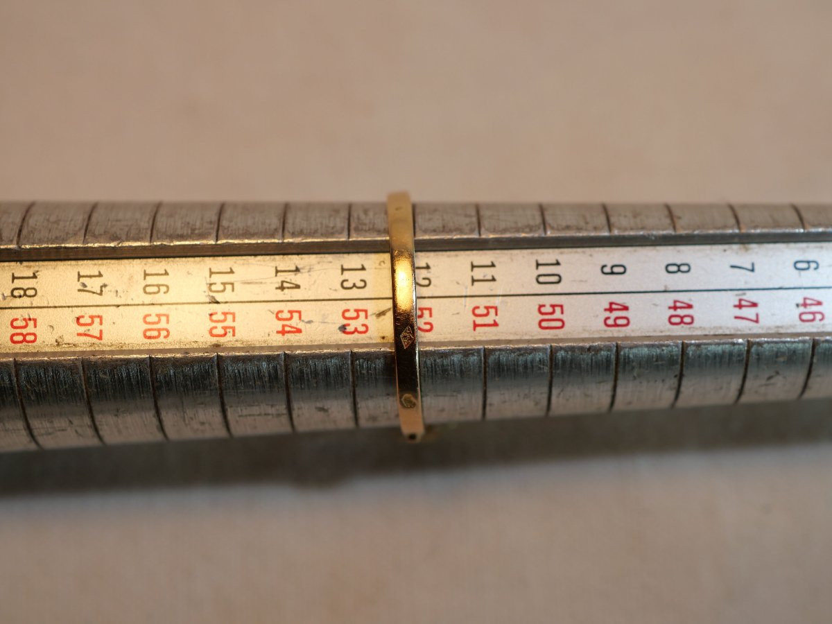 18k Gold Ring With Pearl, Gross Weight 1.6 Grams, Goldsmith Charles Godin, 1920, Sdc25bag002-photo-6