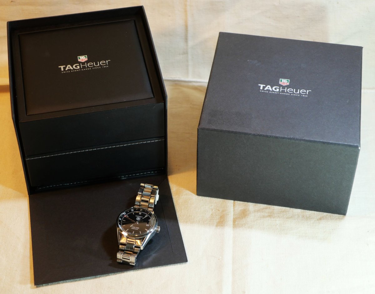Tag Heuer Carrera Automatictwin-time – Wristwatch – Full Set – 2012 Crm25tag001-photo-3