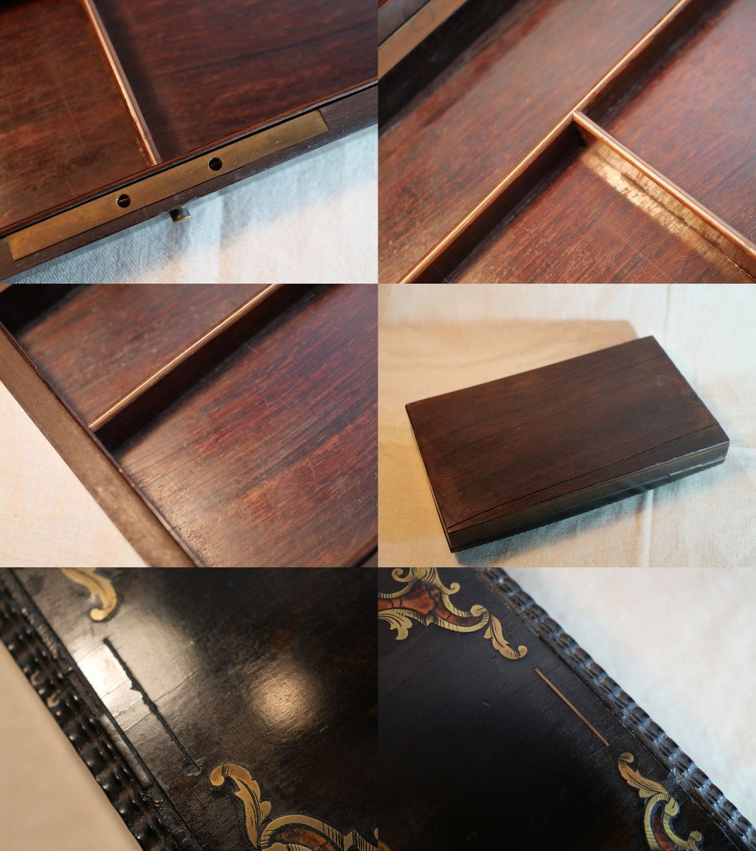 Beautiful Box For A Whist Card Game - 19th Century Marquetry - Ref Oui16wi001-photo-4