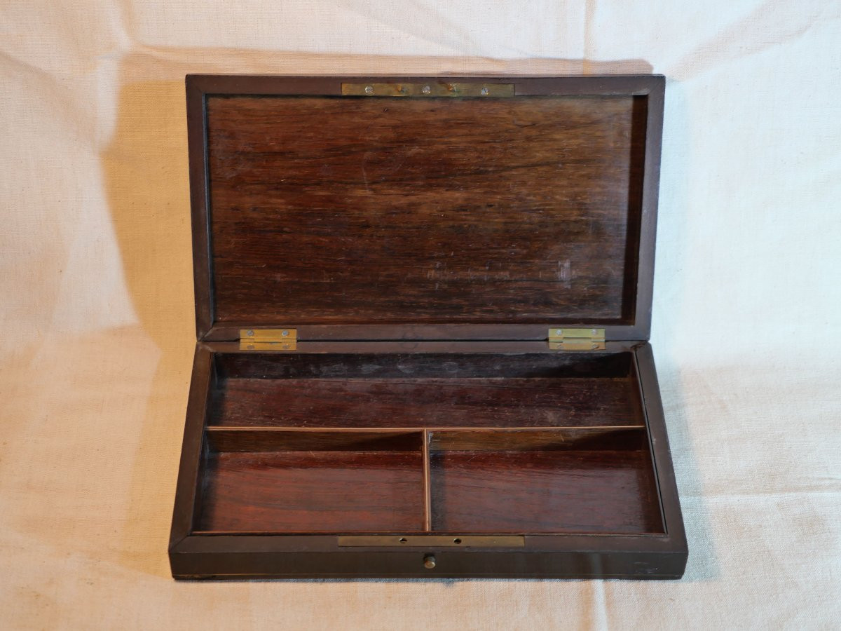 Beautiful Box For A Whist Card Game - 19th Century Marquetry - Ref Oui16wi001-photo-8