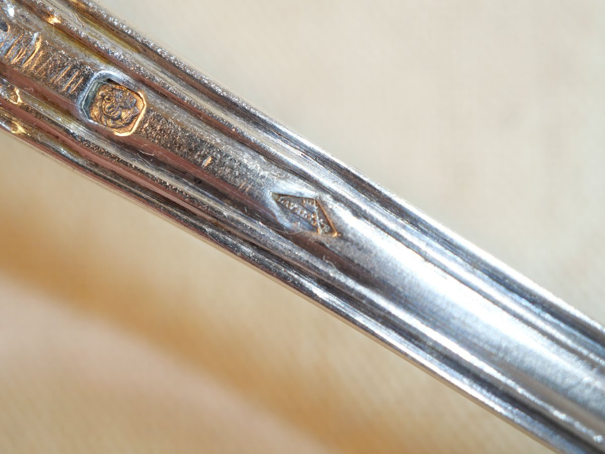 Cuillère saupoudreuse argent 74,6 g Poinçon Minerve XIX LAVALLEE SCH24SAU001-photo-7