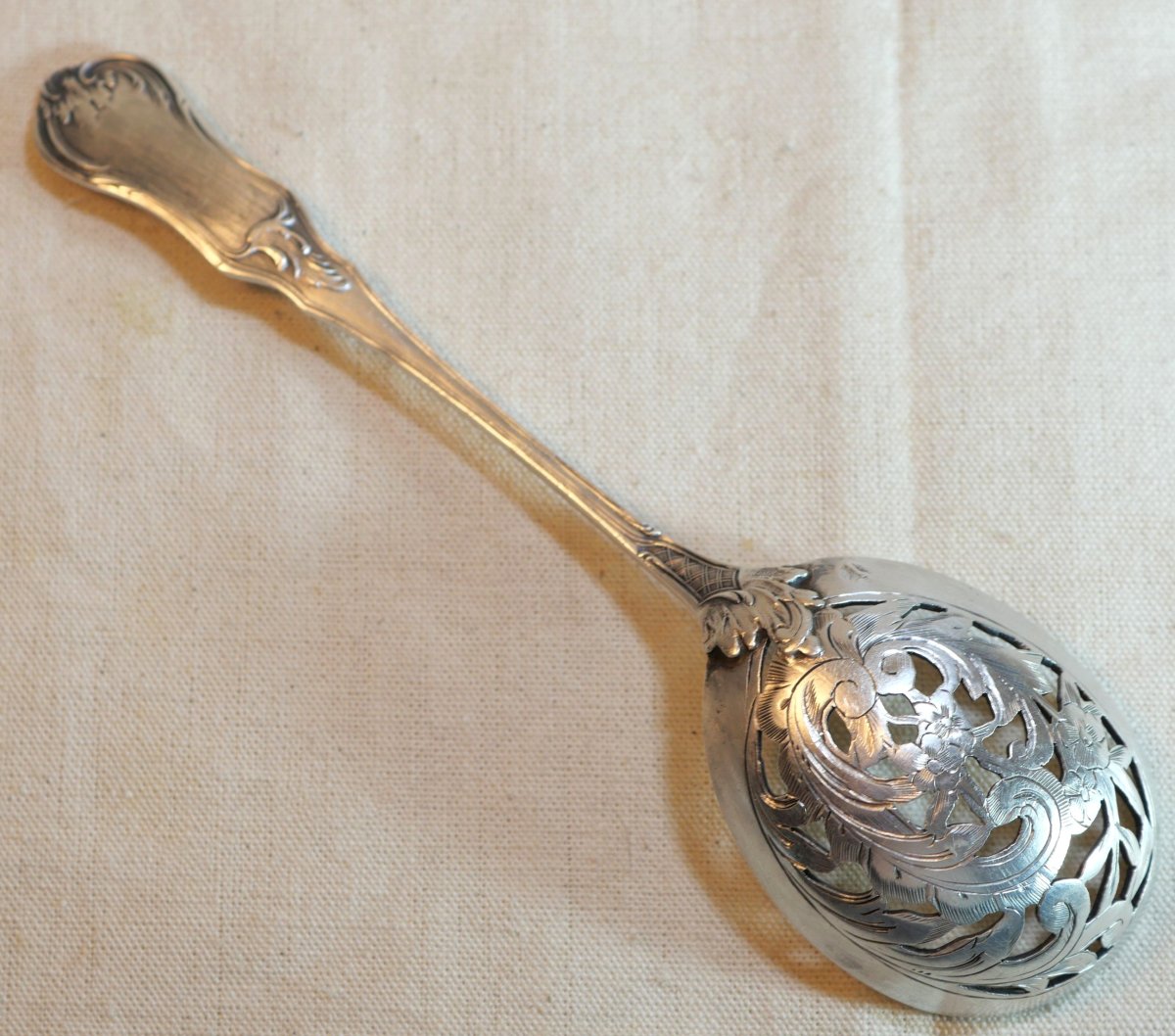 Cuillère saupoudreuse argent 38grammes Minerve VEUVE  COMPERE   SCH24SAU002-photo-3