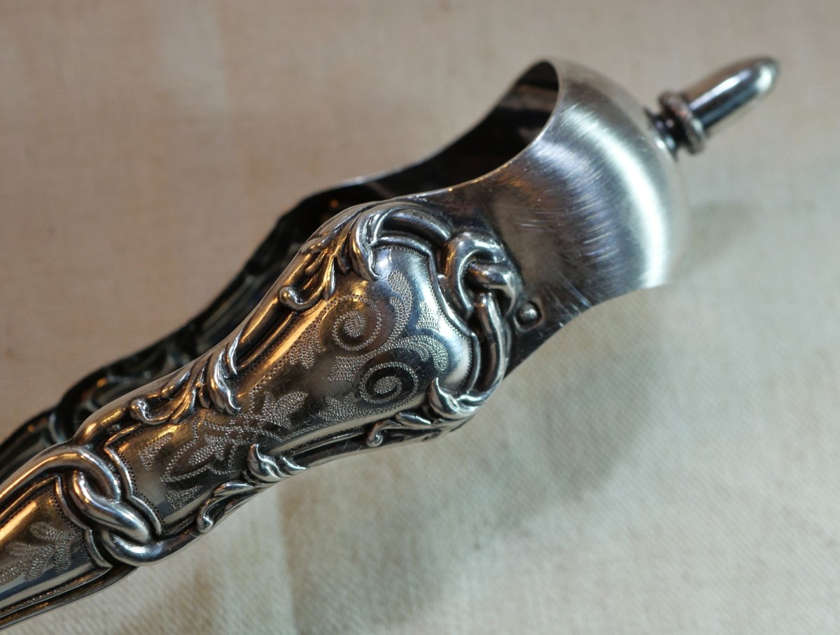 Pince à sucre argent  Minerve XIX BERTHIER poids 35,5 grammes SCH24PIN001-photo-6
