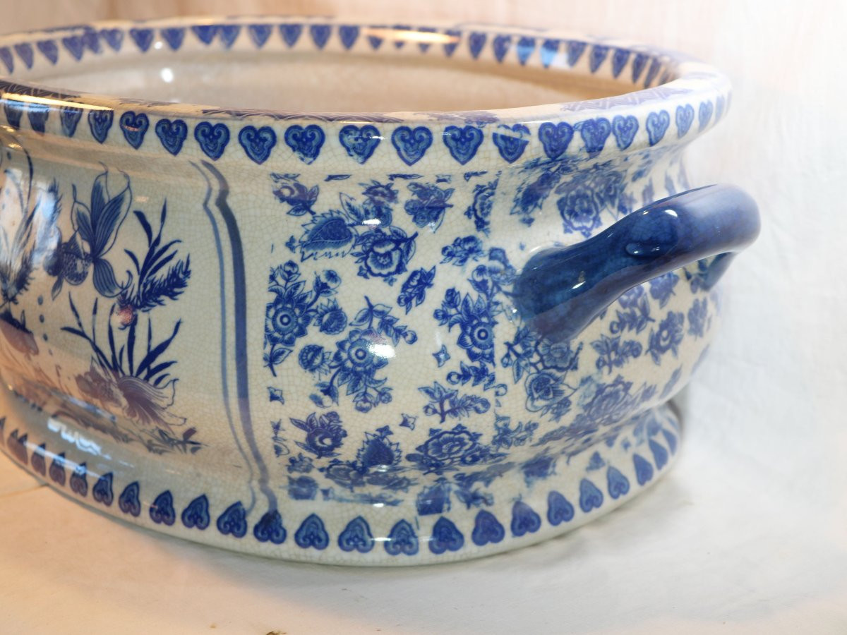 Delftware Aquarium With Fish Decoration, 19th Century - Sdc26aqu001-photo-4