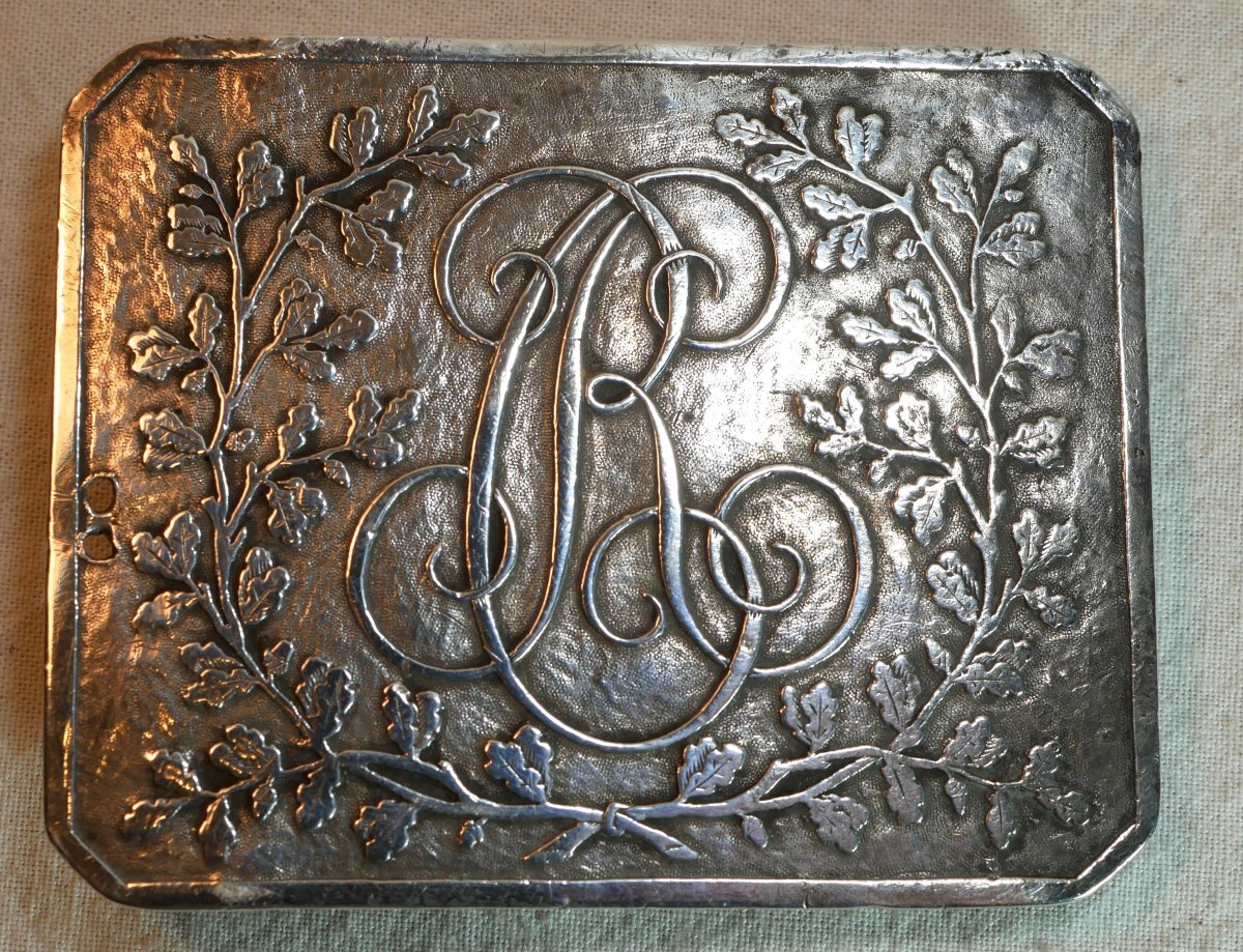 Officer's Belt Buckle – Condé Regiment – Ancien Régime Louis XV XVI Sbx25rco001-photo-4