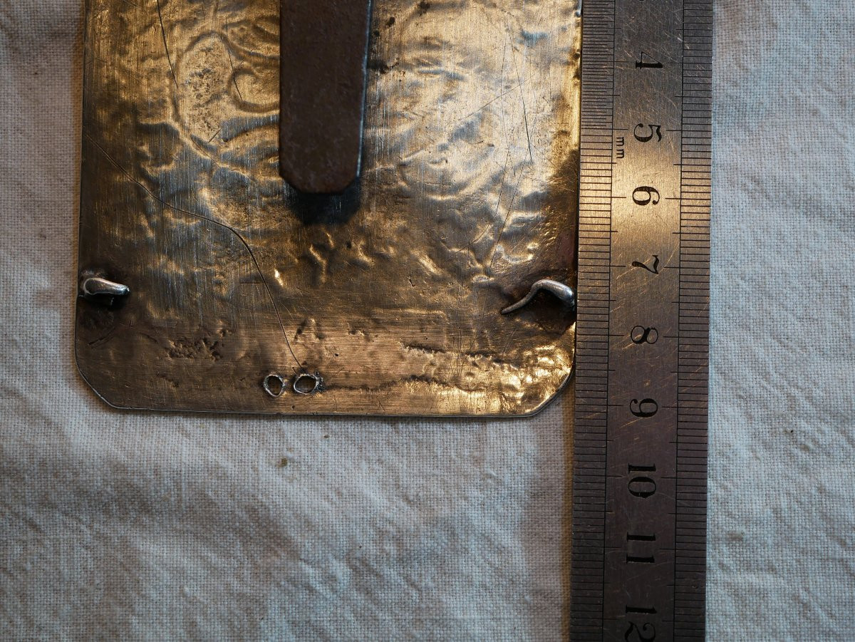 Officer's Belt Buckle – Condé Regiment – Ancien Régime Louis XV XVI Sbx25rco001-photo-6