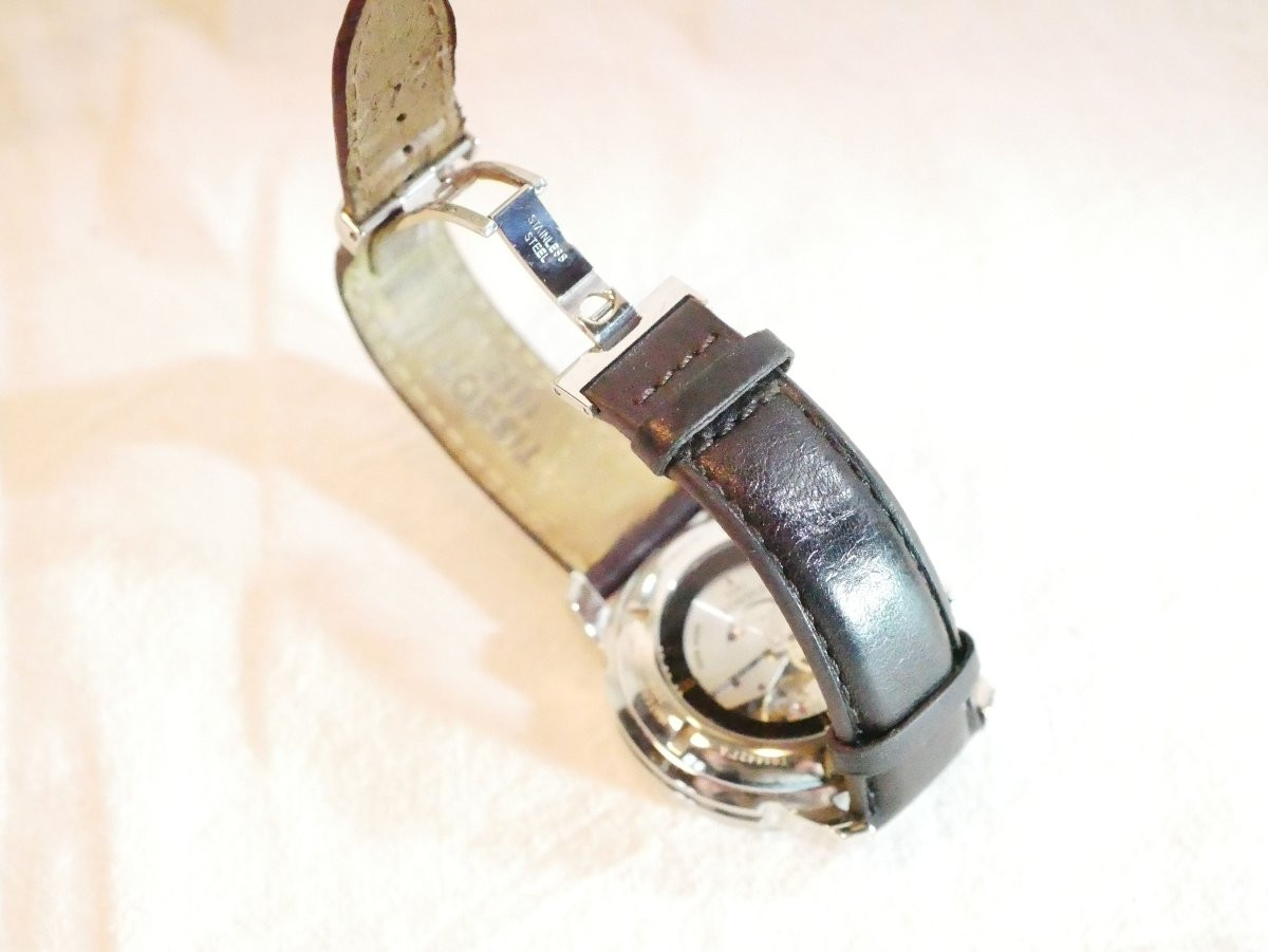 Montre CHRONOMETRE automatic TISSOT PRC200 chronom&egrave;tre r&eacute;serve de temps et dateur LOT25TIS001-photo-3