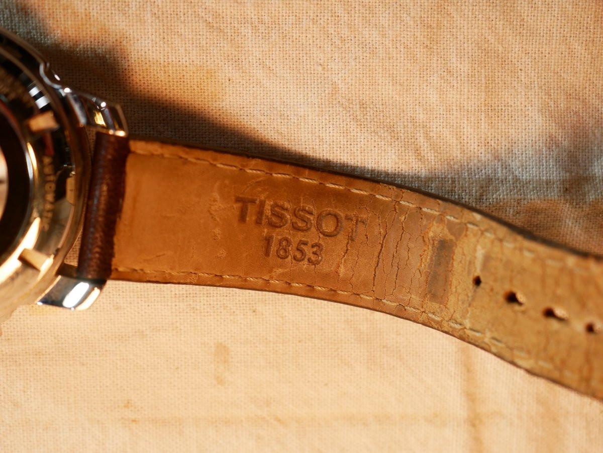 Montre CHRONOMETRE automatic TISSOT PRC200 chronom&egrave;tre r&eacute;serve de temps et dateur LOT25TIS001-photo-2