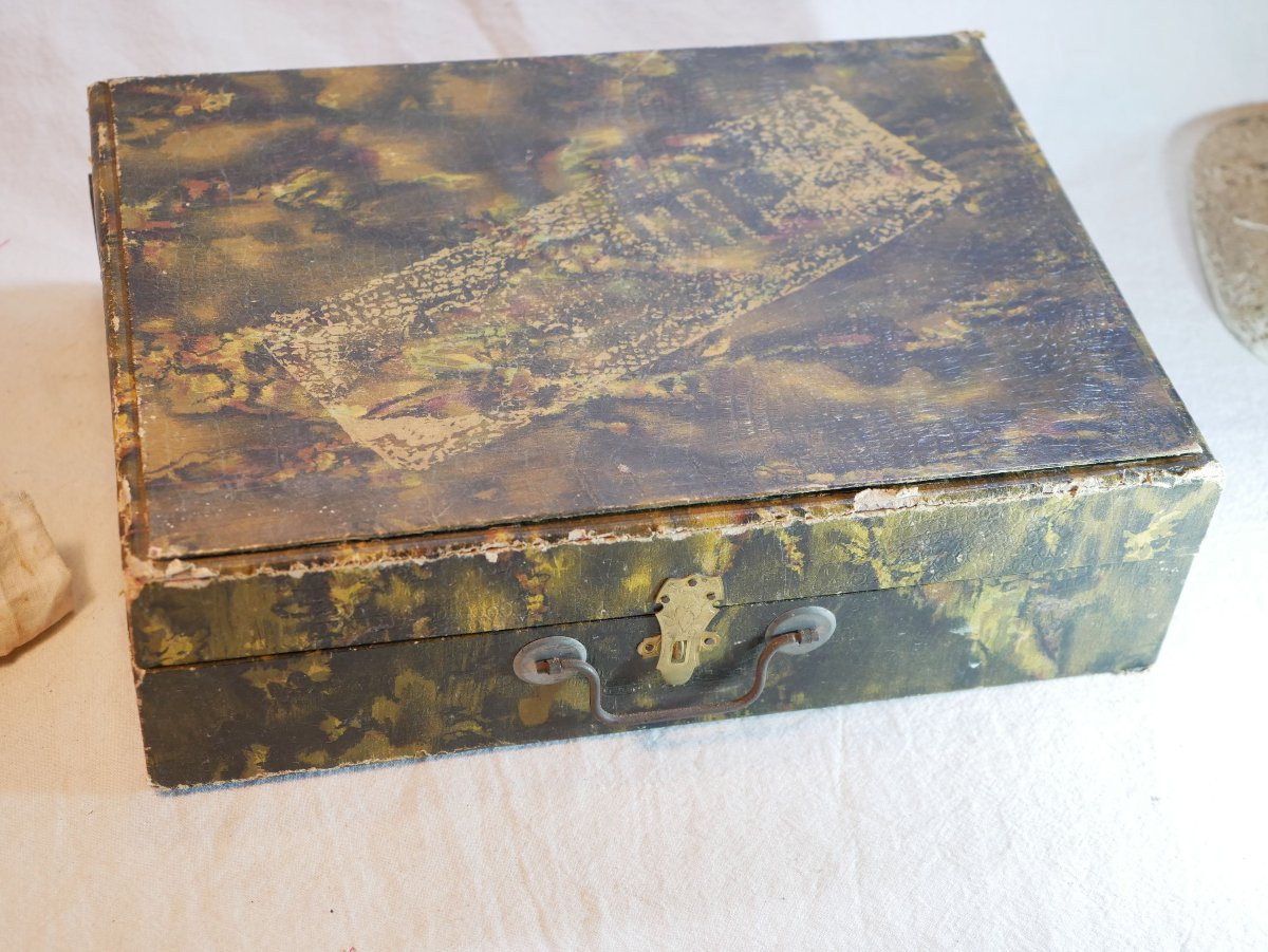 Charming Set Of 19th Century Mass Toys, Presented In Its Box.-photo-4