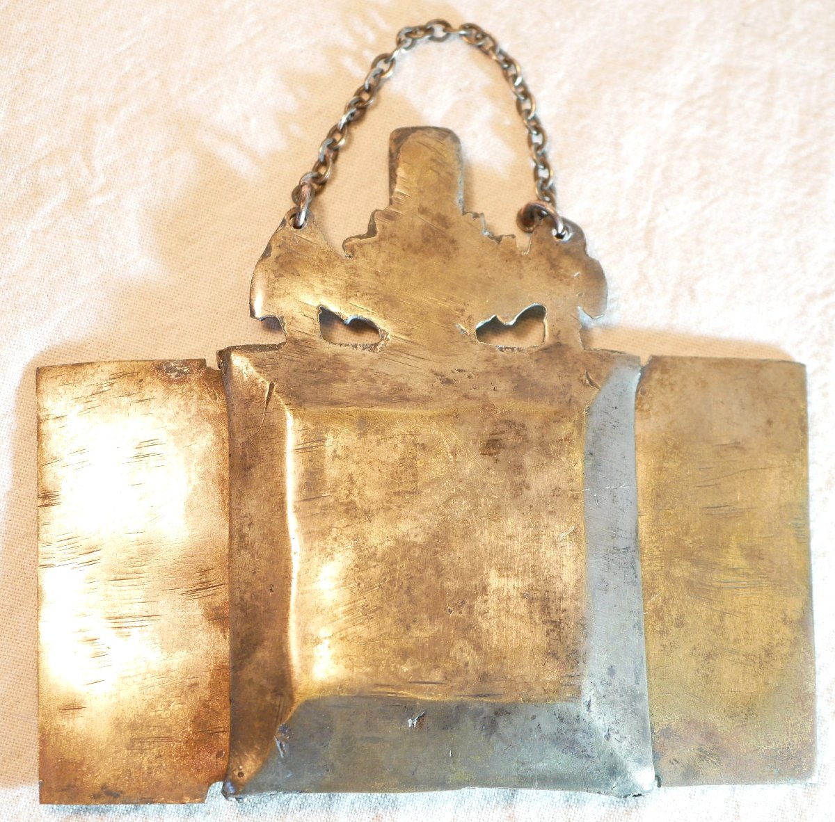 triptyque ORTHODOXE bronze émaillé, Russie impériale, avant XIXe TOU24TRI001-photo-4