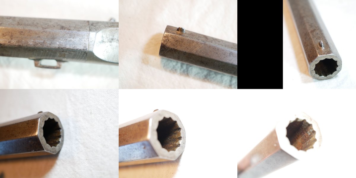 Pistolet d'Officier percussion calibre 14 mm fabrication de Liège 1830 - XIX LIS26PIS001-photo-8