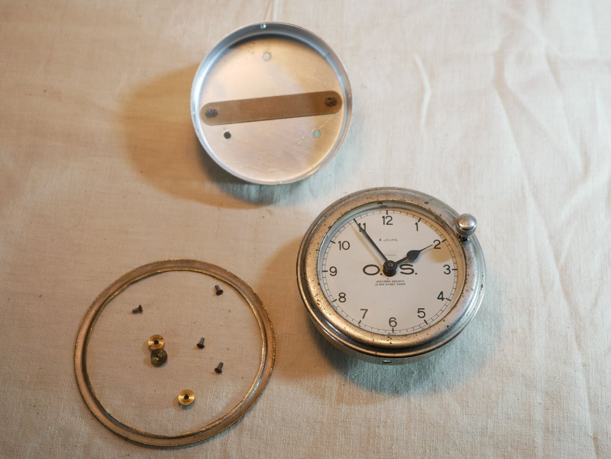 Montre bord 4 jours O.S. Ateliers Seignol Paris – voitures automobiles Années 1920 HPC21MON001-photo-2
