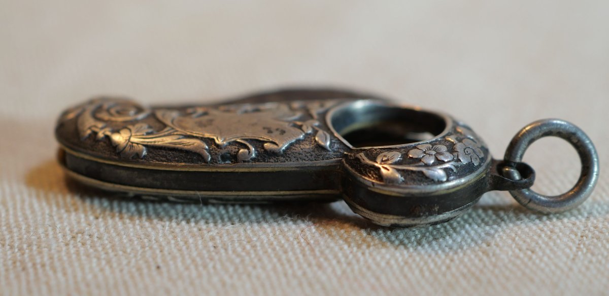 Coupe-cigare en argent et acier - Art Nouveau – XIXe siècle - SCH24CIG001-photo-1