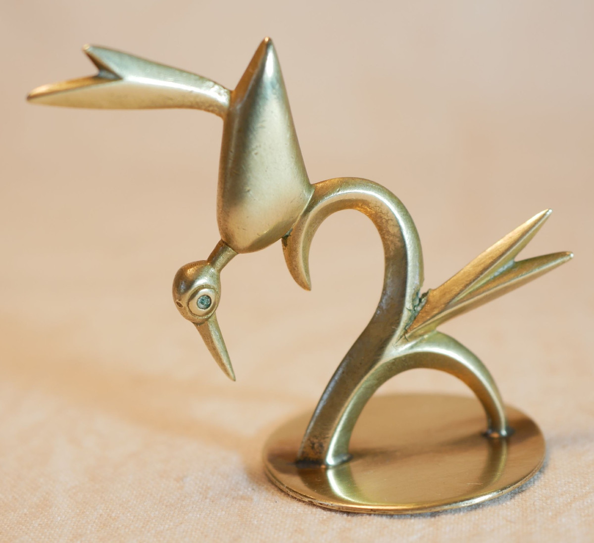 Vienne Ateliers Hagenauer 1920s Small Stylized Bird Sculpture Lis24ois001