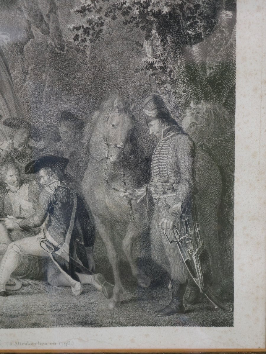 Large Engraving Framed Under Glass Mort Général Marceau Engraving Ingouf Le Jeune XIX Cae25mar001-photo-4