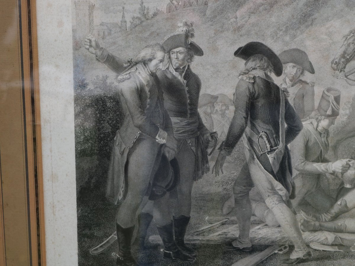 Large Engraving Framed Under Glass Mort Général Marceau Engraving Ingouf Le Jeune XIX Cae25mar001-photo-6