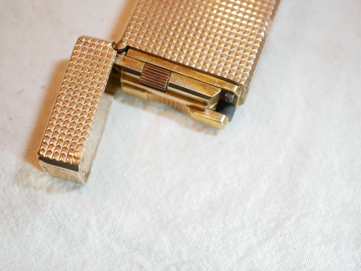 Briquet S.T. Dupont PARIS plaqué or 20 microns -photo-3