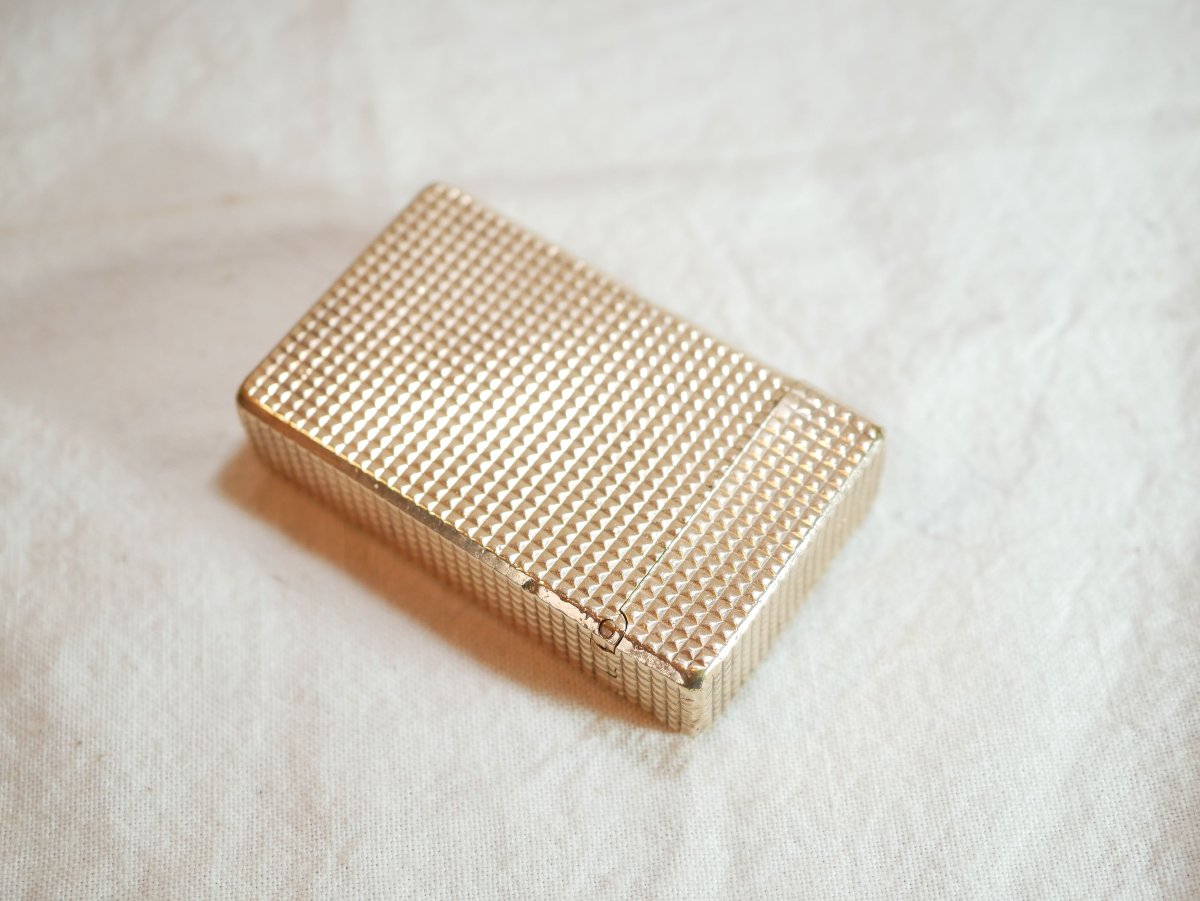 Briquet S.T. Dupont PARIS plaqué or 20 microns -photo-4
