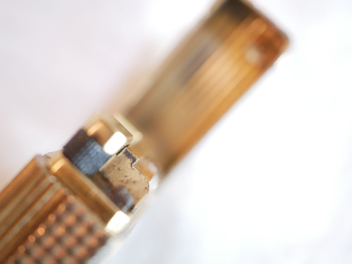 Briquet S.T. Dupont PARIS plaqué or 20 microns -photo-8