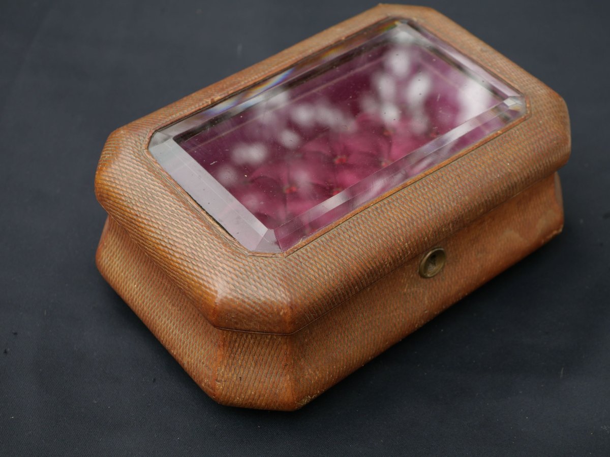 Jewelry Box Presentation Box Embossed Leather Maison E.bonhomme Palais-royal Paris Cae25boh001-photo-3