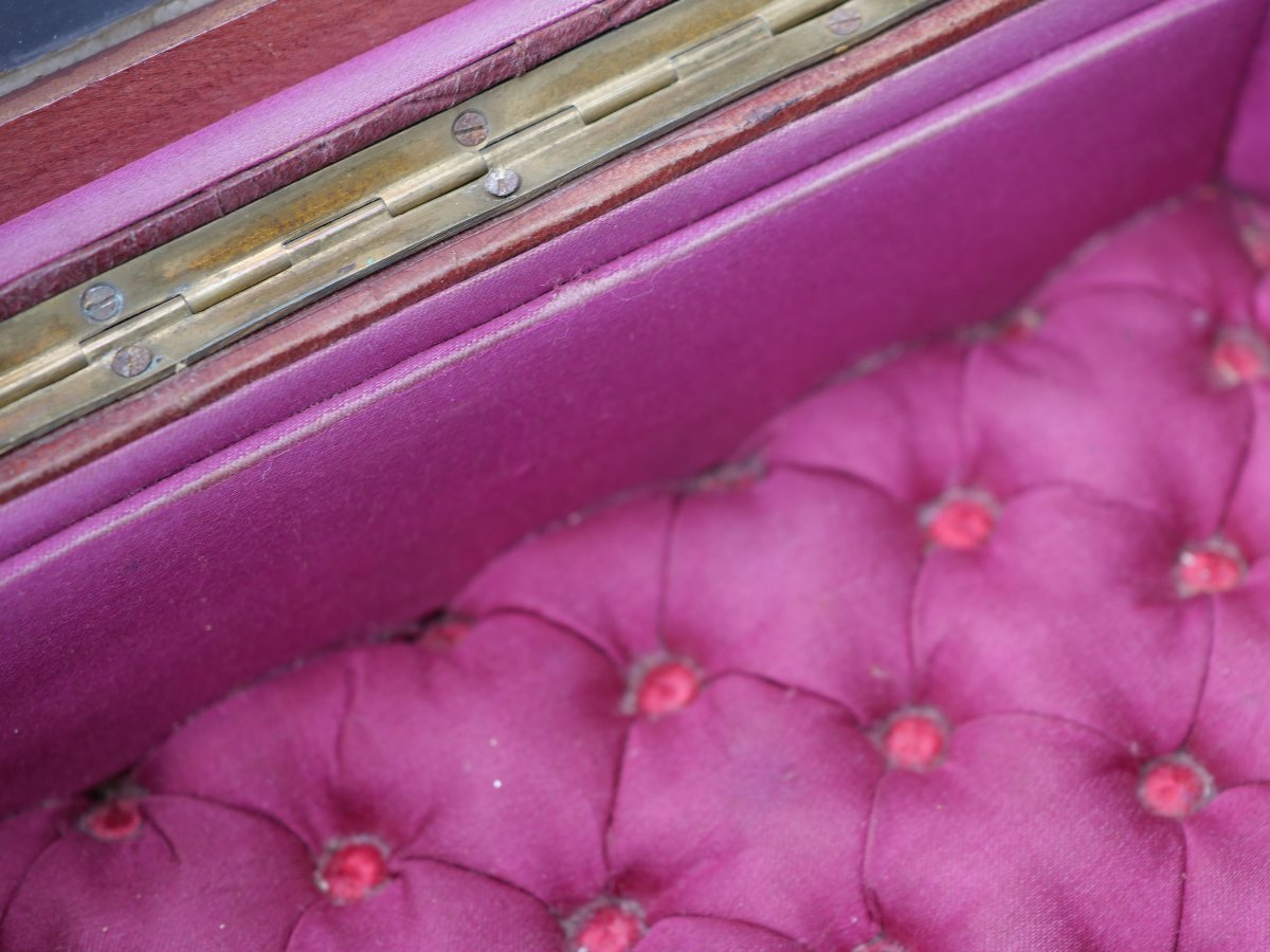 Jewelry Box Presentation Box Embossed Leather Maison E.bonhomme Palais-royal Paris Cae25boh001-photo-2