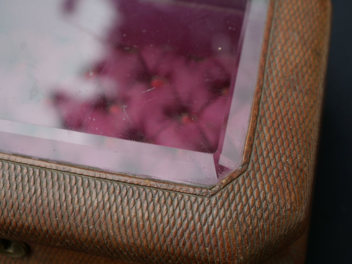 Jewelry Box Presentation Box Embossed Leather Maison E.bonhomme Palais-royal Paris Cae25boh001-photo-4