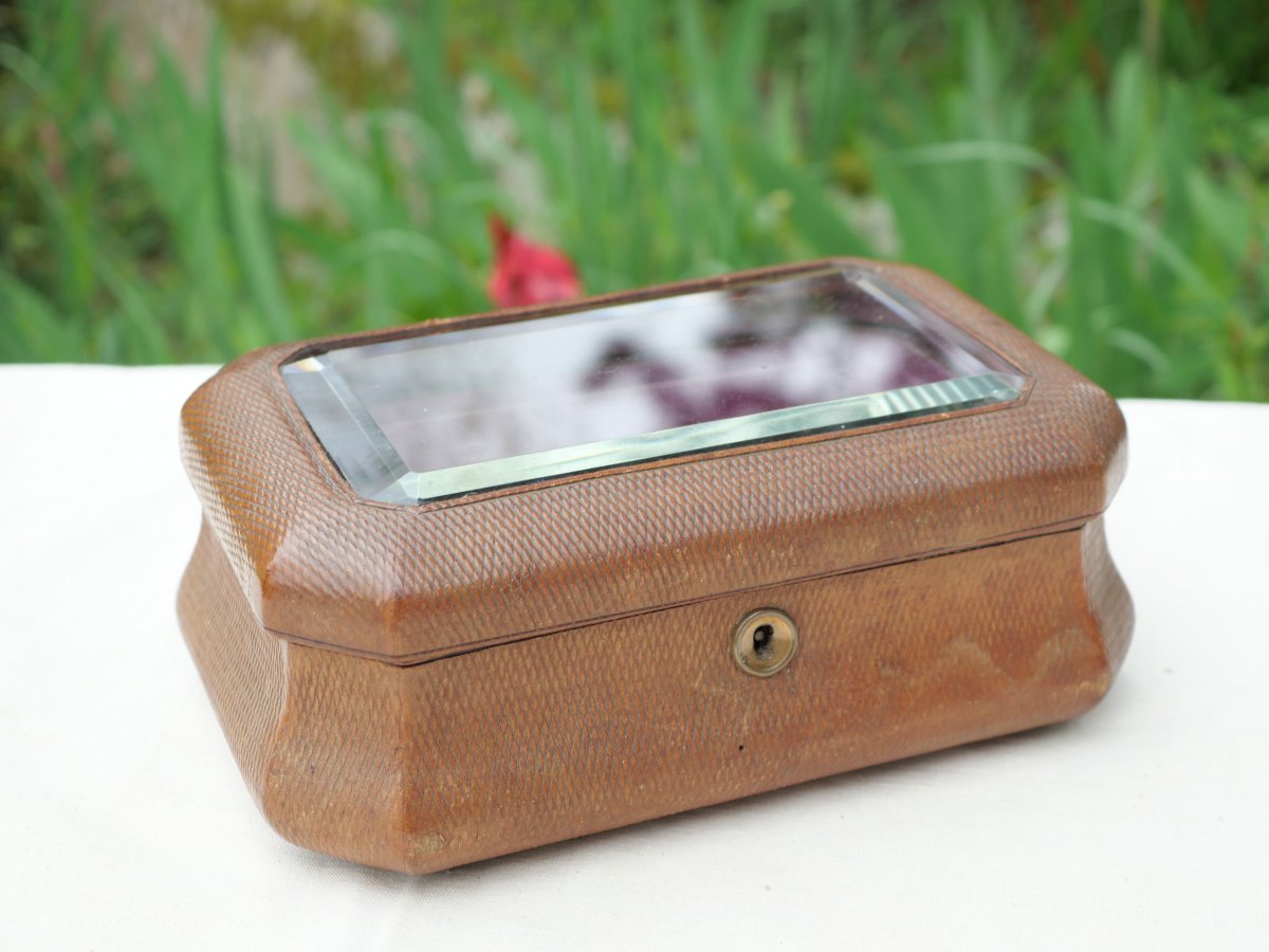 Jewelry Box Presentation Box Embossed Leather Maison E.bonhomme Palais-royal Paris Cae25boh001-photo-5