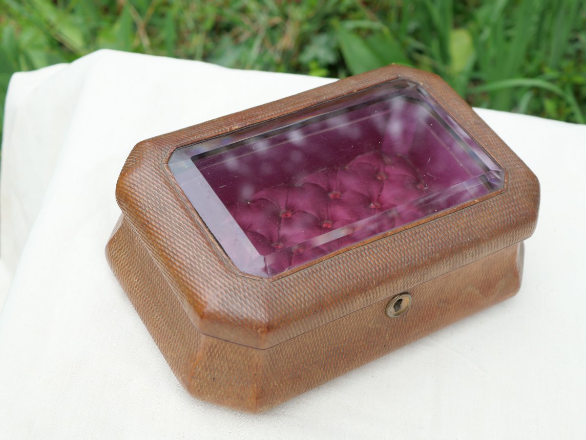 Jewelry Box Presentation Box Embossed Leather Maison E.bonhomme Palais-royal Paris Cae25boh001-photo-6