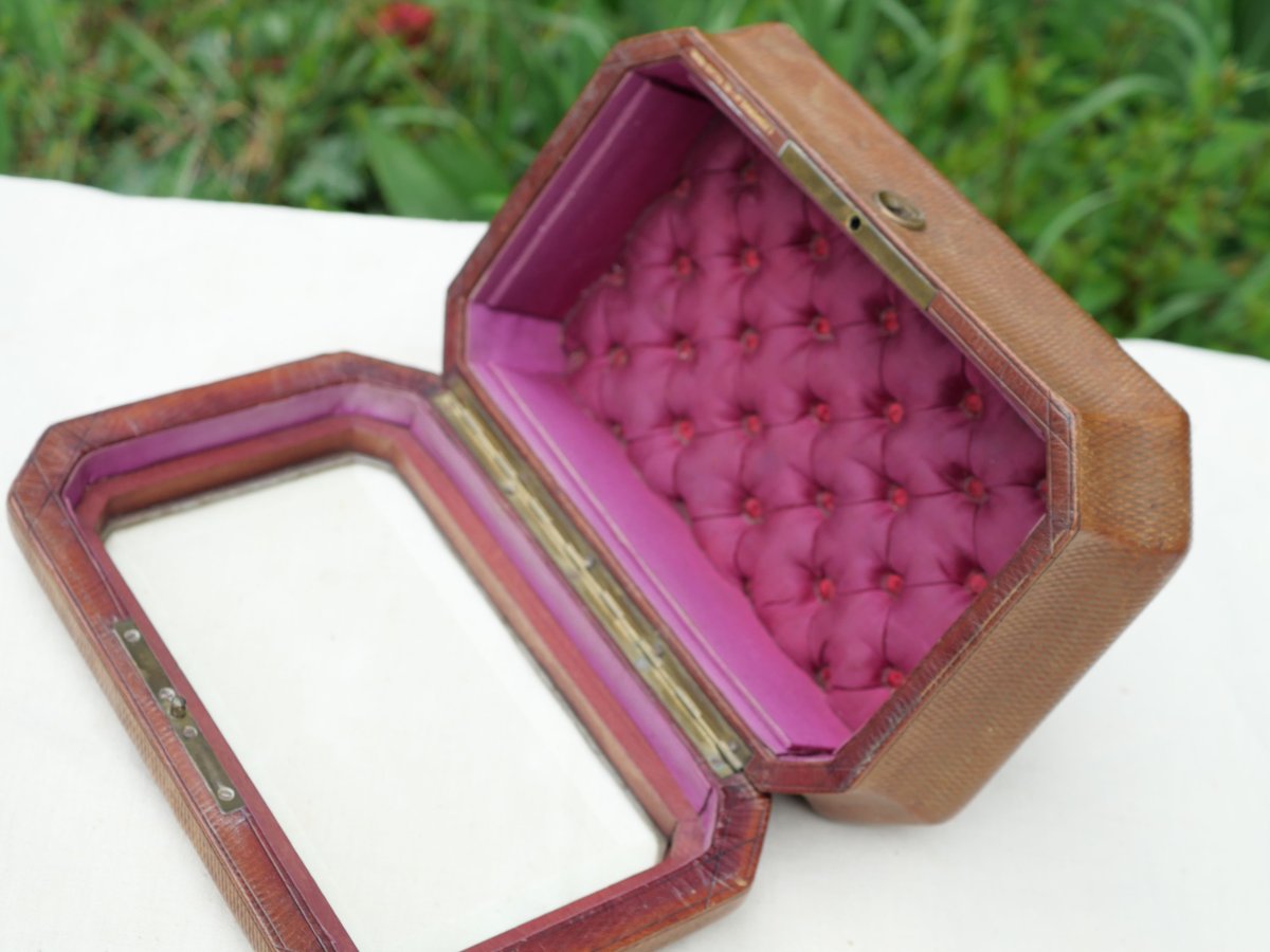 Jewelry Box Presentation Box Embossed Leather Maison E.bonhomme Palais-royal Paris Cae25boh001-photo-7