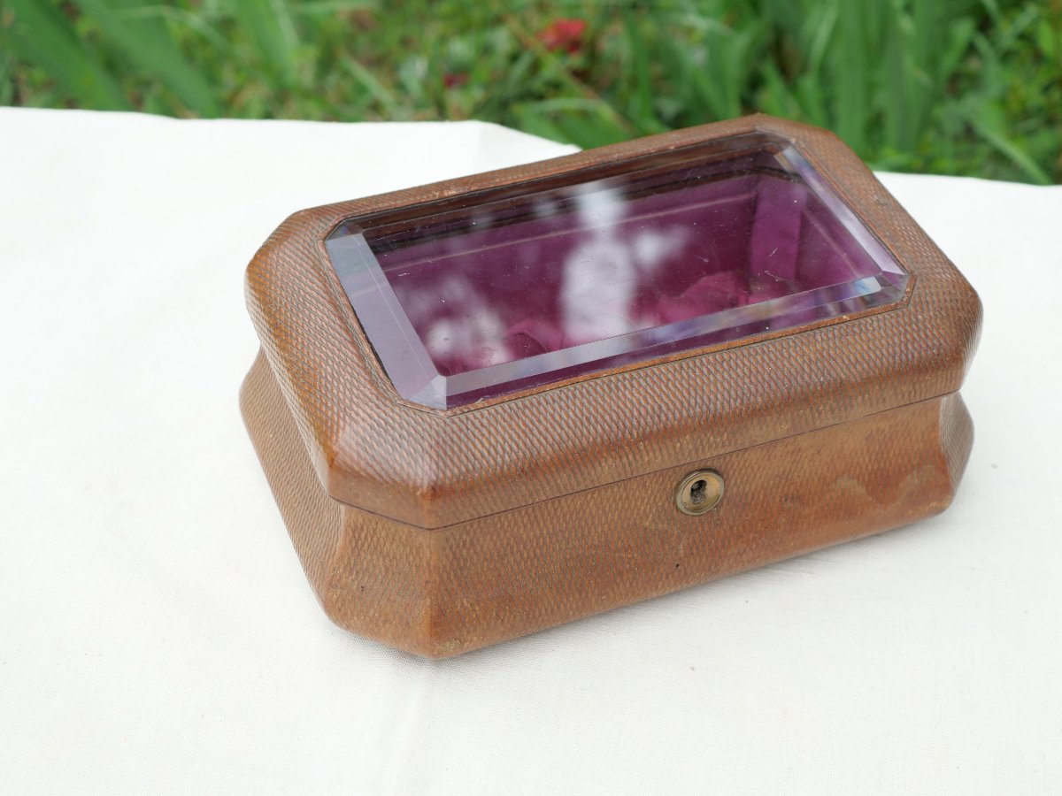 Jewelry Box Presentation Box Embossed Leather Maison E.bonhomme Palais-royal Paris Cae25boh001