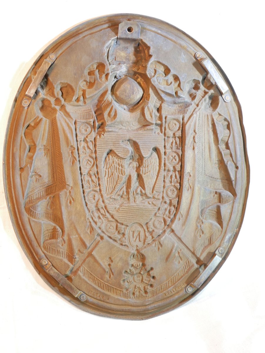 Plaque d’officier ministériel notaire ... époque XIXe Second Empire MOM26PLA001-photo-3
