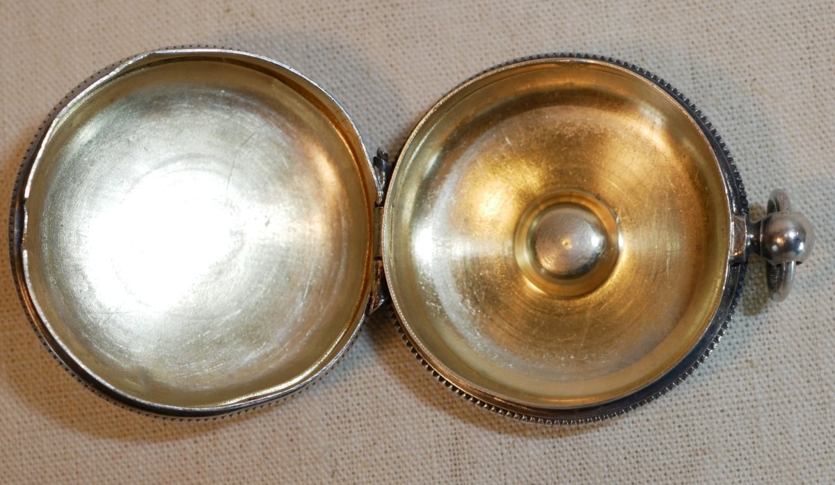 Custode, Solid Silver, Minerva Hallmark, Catholic Priest's Communion Box Som26cus001-photo-4
