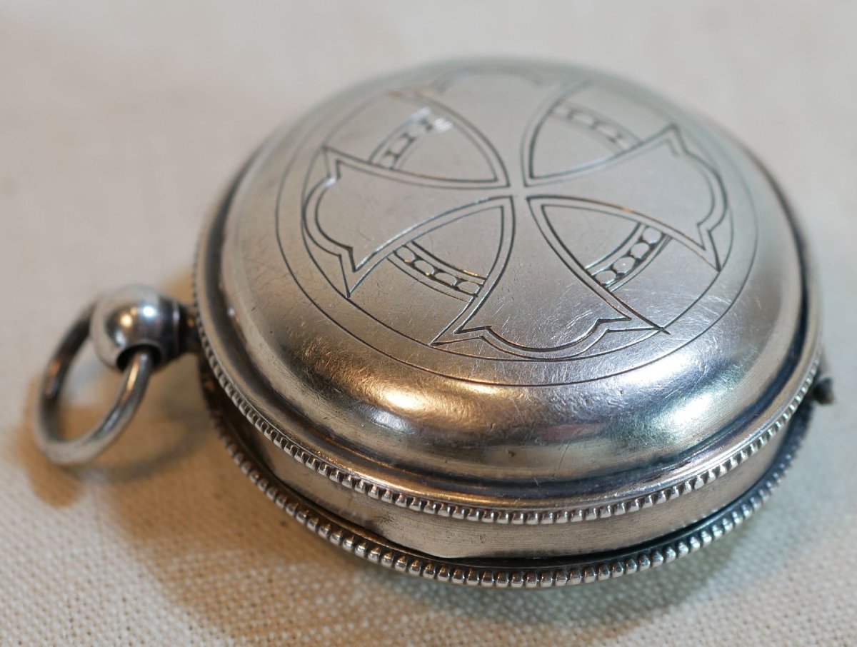 Custode, Solid Silver, Minerva Hallmark, Catholic Priest's Communion Box Som26cus001-photo-7