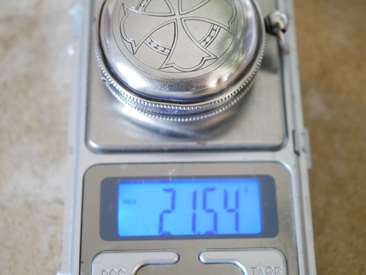 Custode, Solid Silver, Minerva Hallmark, Catholic Priest's Communion Box Som26cus001-photo-8