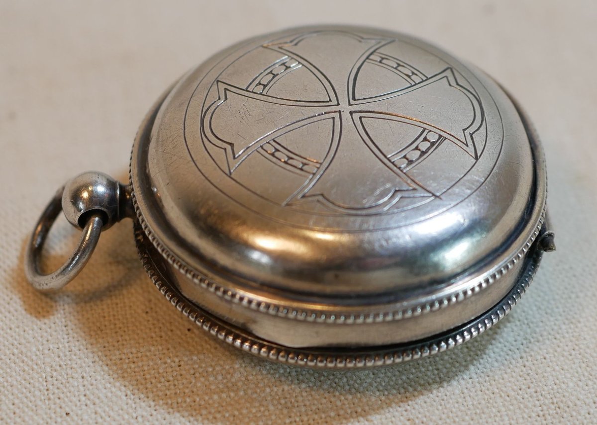 Custode, Solid Silver, Minerva Hallmark, Catholic Priest's Communion Box Som26cus001
