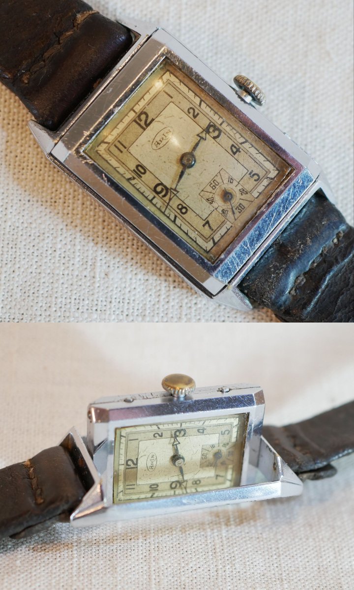 Reverso Aris Arthur Israel 1920s/1930s Watch, Serviced Lsa26ite004