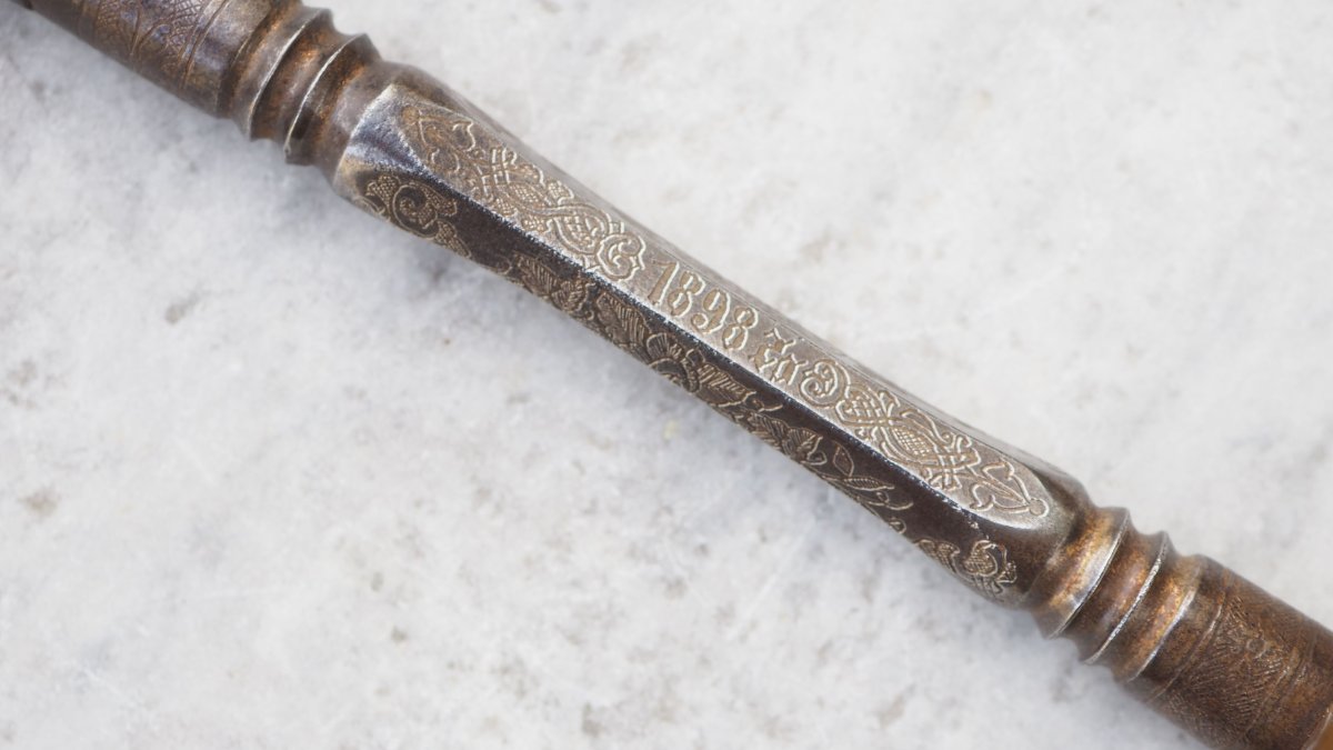 Officer's Cane, Imperial Russia, Zlatoust Manufactory, 1898, Cossack, 19th Century, Ber26can001-photo-3